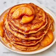 Easy Peach Pancakes in 25 Minutes