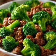 Ground Beef and Broccoli in 15 Minutes
