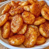 Chewy Korean Rice Cakes with Honey