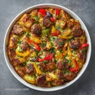 Hash Brown Breakfast Casserole: Baked