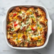 Make Ahead Sausage Egg Bake for 8