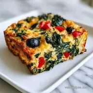 Mediterranean Egg Breakfast Bake: Silky and Savory