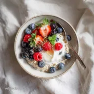 Overnight Oats with Yogurt: Creamy and High Protein