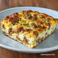 Overnight Sausage Breakfast Casserole
