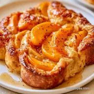 Peach French Toast Casserole for 10