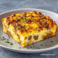 Prep Ahead Breakfast Casserole: Sausage