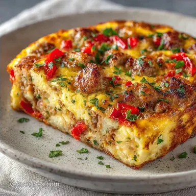 Best Egg Breakfast Bake with Sausage