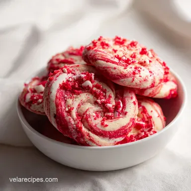 Candy Cane Cookies: Tender and Buttery Recipe Card