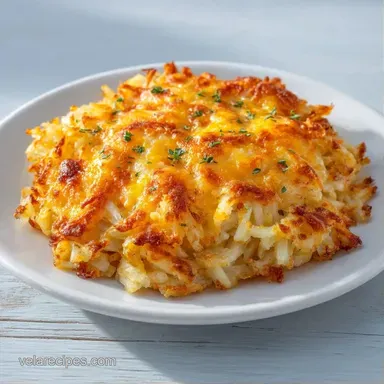 Cheesy Hash Brown Casserole for 12 Recipe Card