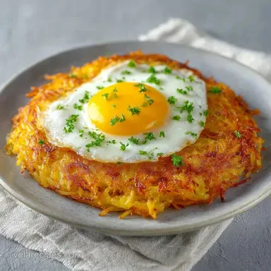 Potato Egg Casserole for 12 Servings Recipe Card