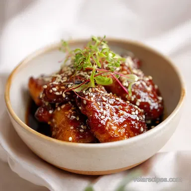 Teriyaki Chicken Recipe for 4 Servings with Caramelized Glaze