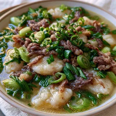 Korean Rice Cakes Soup in 30 Minutes Recipe Card
