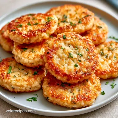 Parmesan Rice Cakes in 22 Minutes Recipe Card