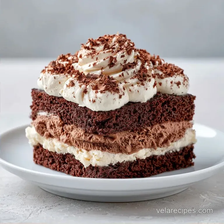 Baking Dish Ice Cream Cake with Cake Mix