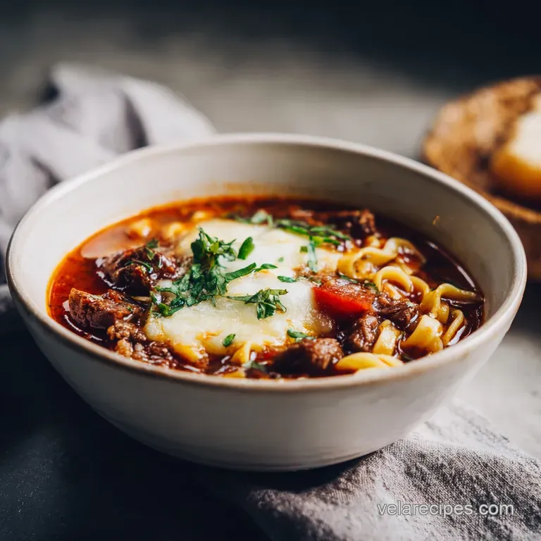 Crockpot Lasagna Soup: Rich and Velvety