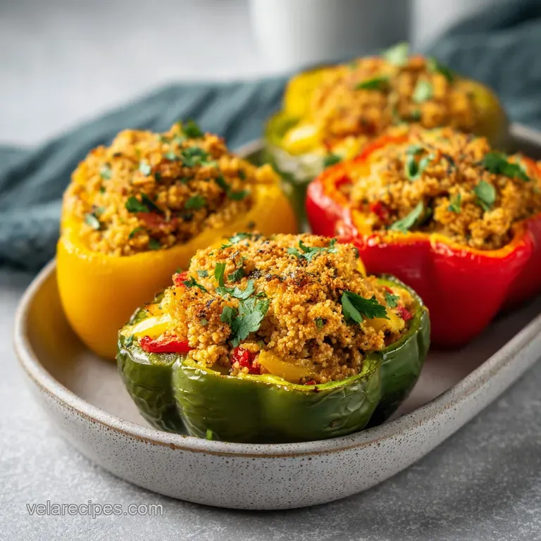 Healthy Ground Turkey Stuffed Peppers: Moist and Vibrant