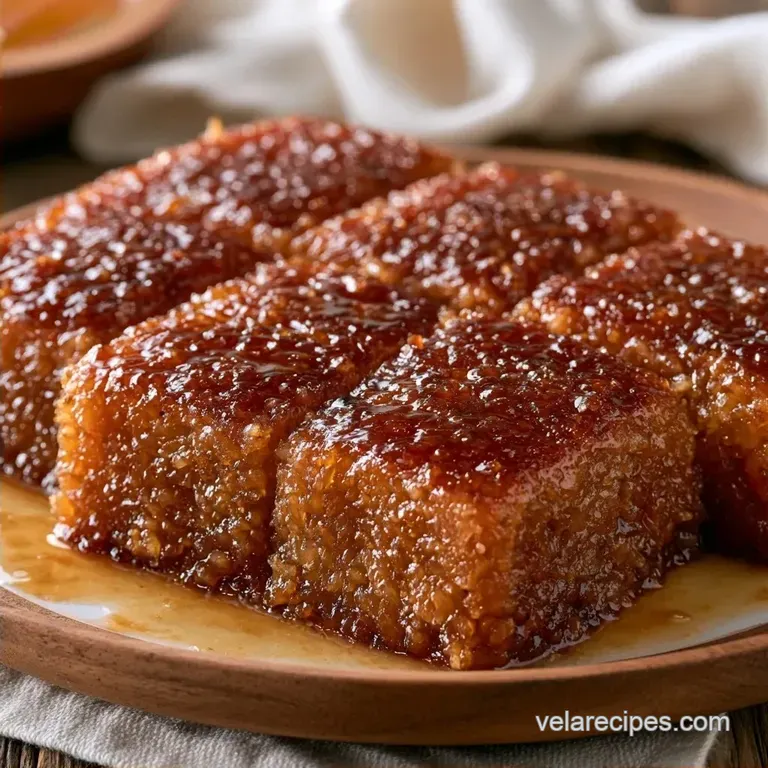 Homemade Nian Gao Recipe with Coconut Milk