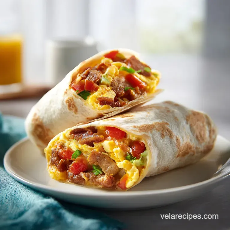 Make Ahead Breakfast Burritos: Smoky and Hearty