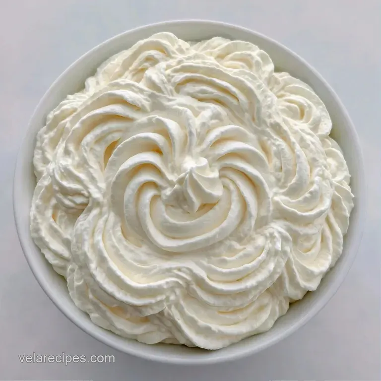 Elegant glass coupes filled with swirling white cream peaks, dusted with cocoa powder on a white marble surface.