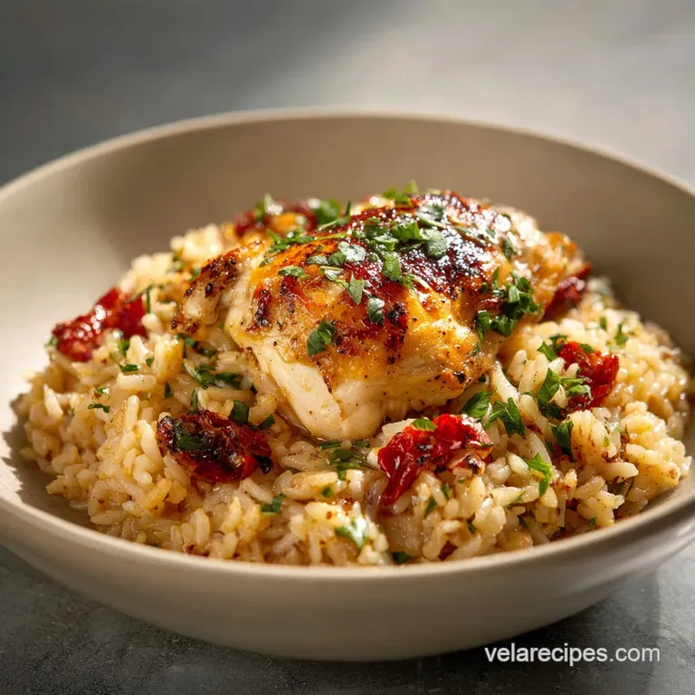 Smothered Chicken and Rice