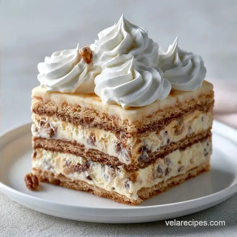Creamy Homemade Whipped Cream Ice Cream Cake