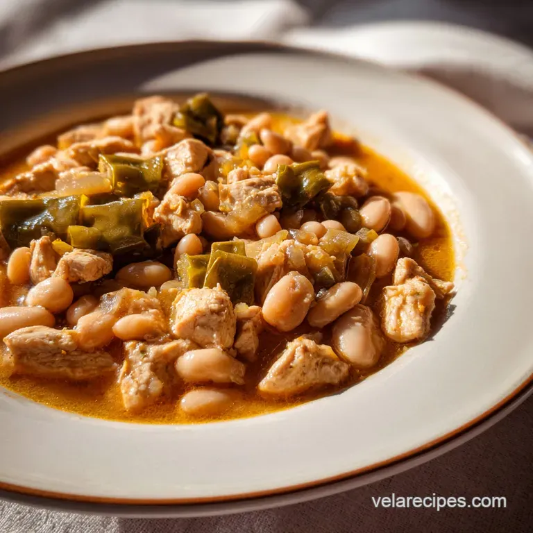 White Chicken Chili Recipe: Creamy and Savory